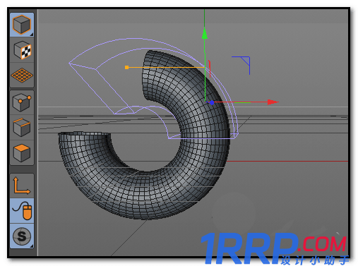 C4D建模彎曲管道模型的圖文教程-10